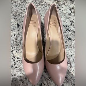 CUTE casual professional low pink heel